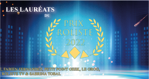 Tous les gagnants du Prix Rôliste 2023