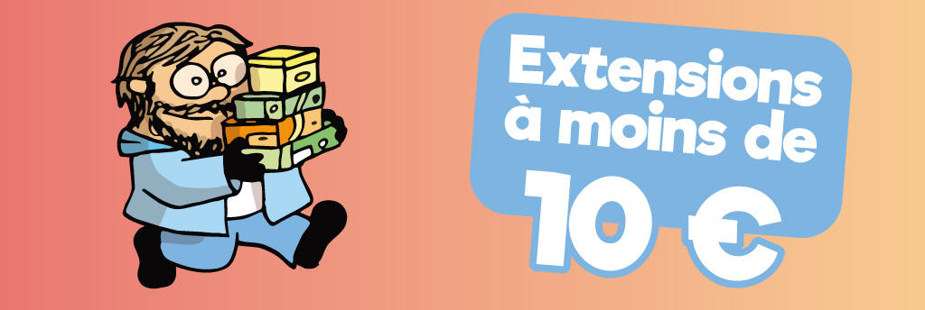 10 extensions de jeux à moins de 10 euros
