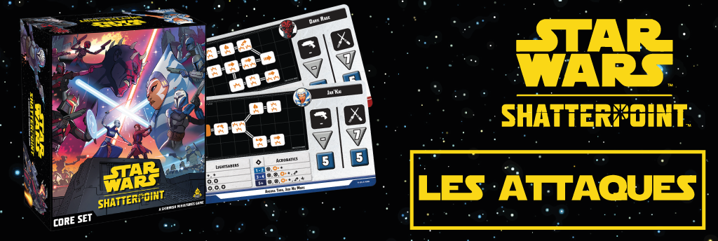 Les attaques dans Star Wars : Shatterpoint