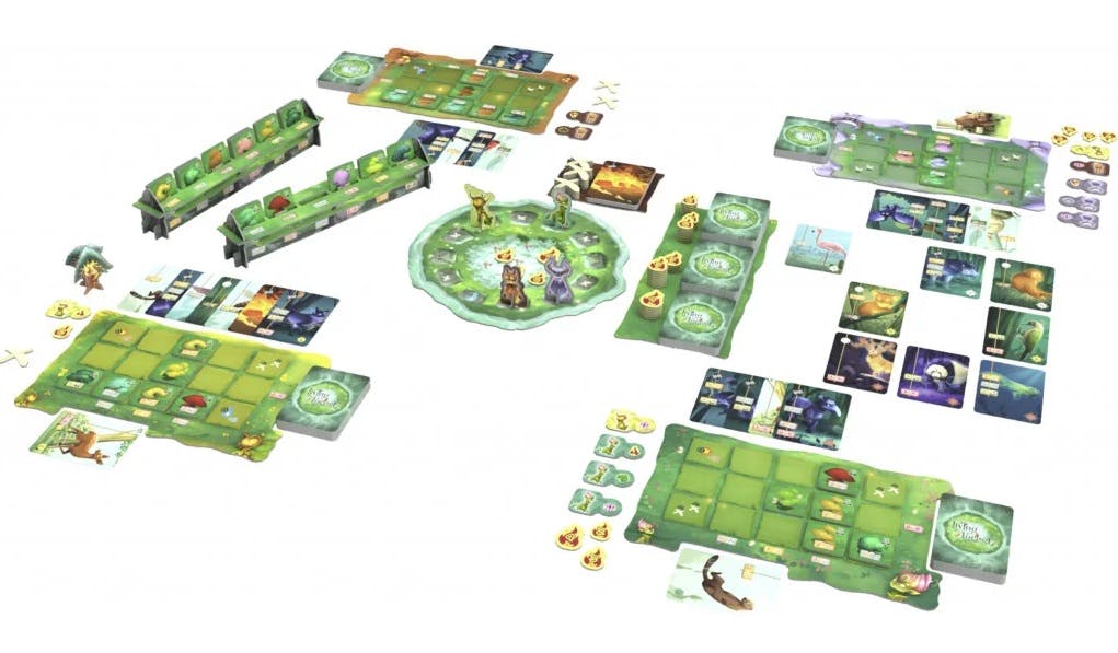 Le plateau du jeu Living Forest