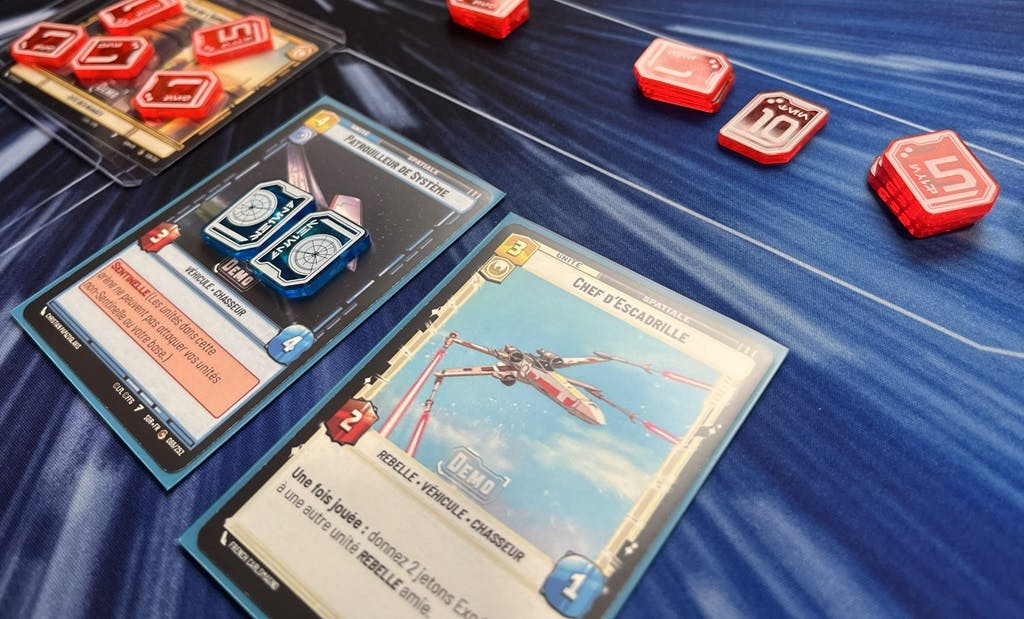 Les cartes du jeu Star Wars Unlimited