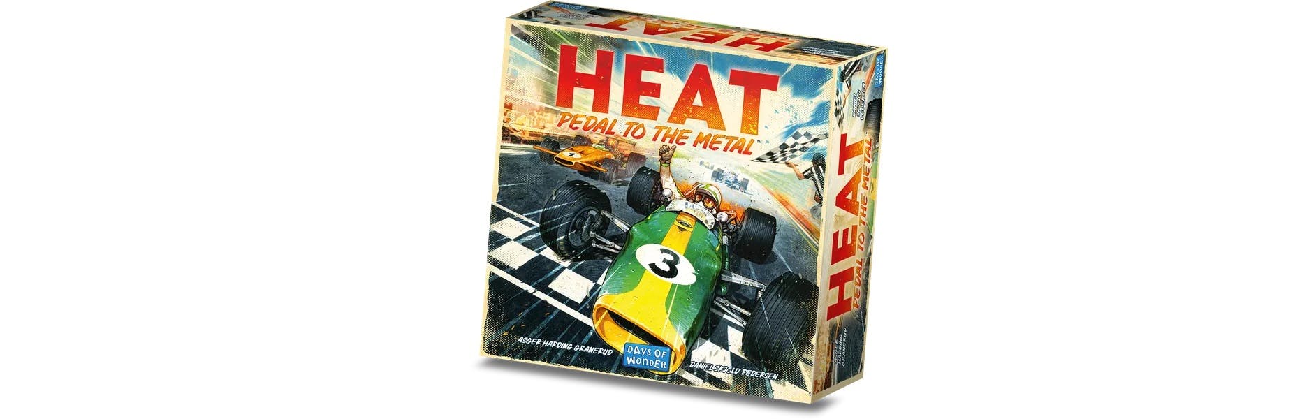 Boîte du jeu de société Heat