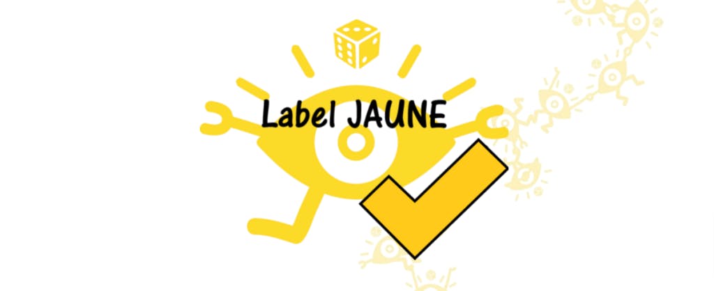 Le label jaune du Meeple Jaune