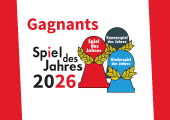 Les trois gagnants du Spiel des Jahres 2026