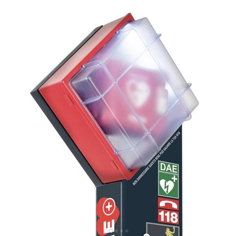 colonnina totem per defibrillatore