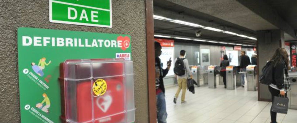 118 defibrillatori in metropolitana: resoconto sul progetto PRODAE_MI_446