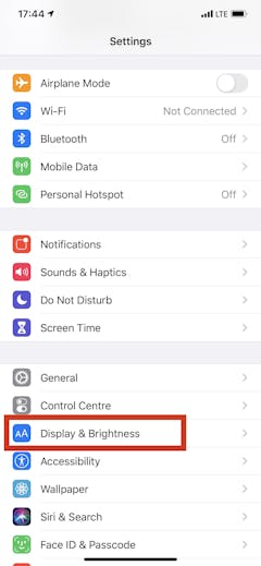 How to change the brightness on your iPhone