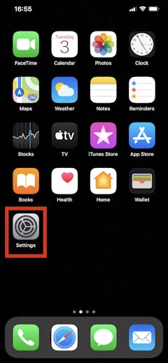 iphone settings app