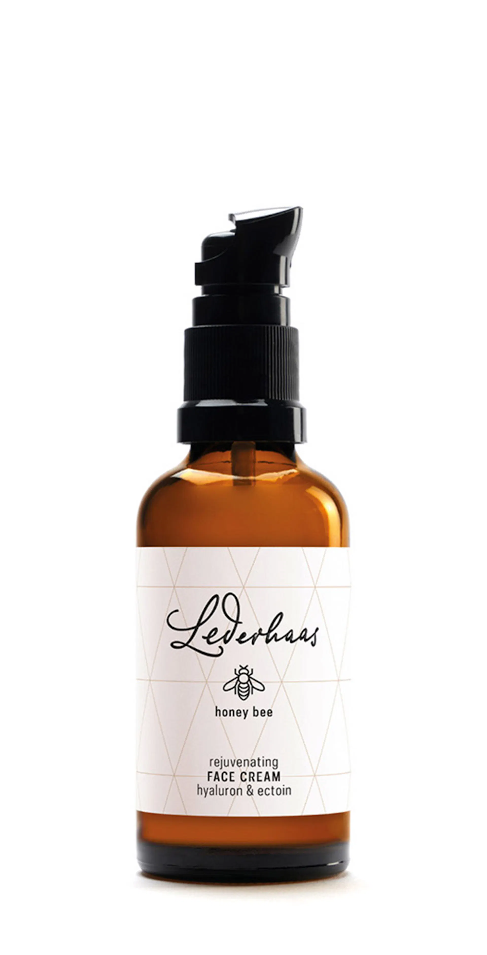 Label design for LEDERHAAS Honey Bee Face Cream