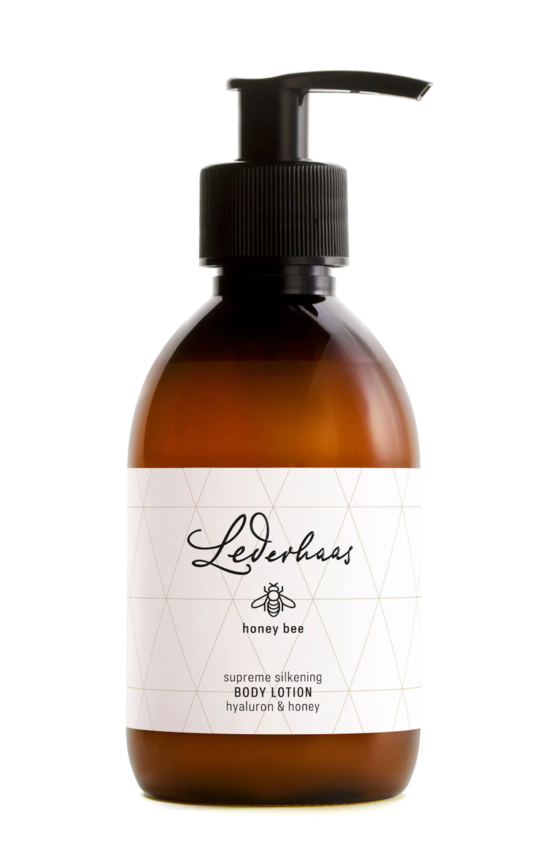 Label design for LEDERHAAS Honey Bee Body Lotion