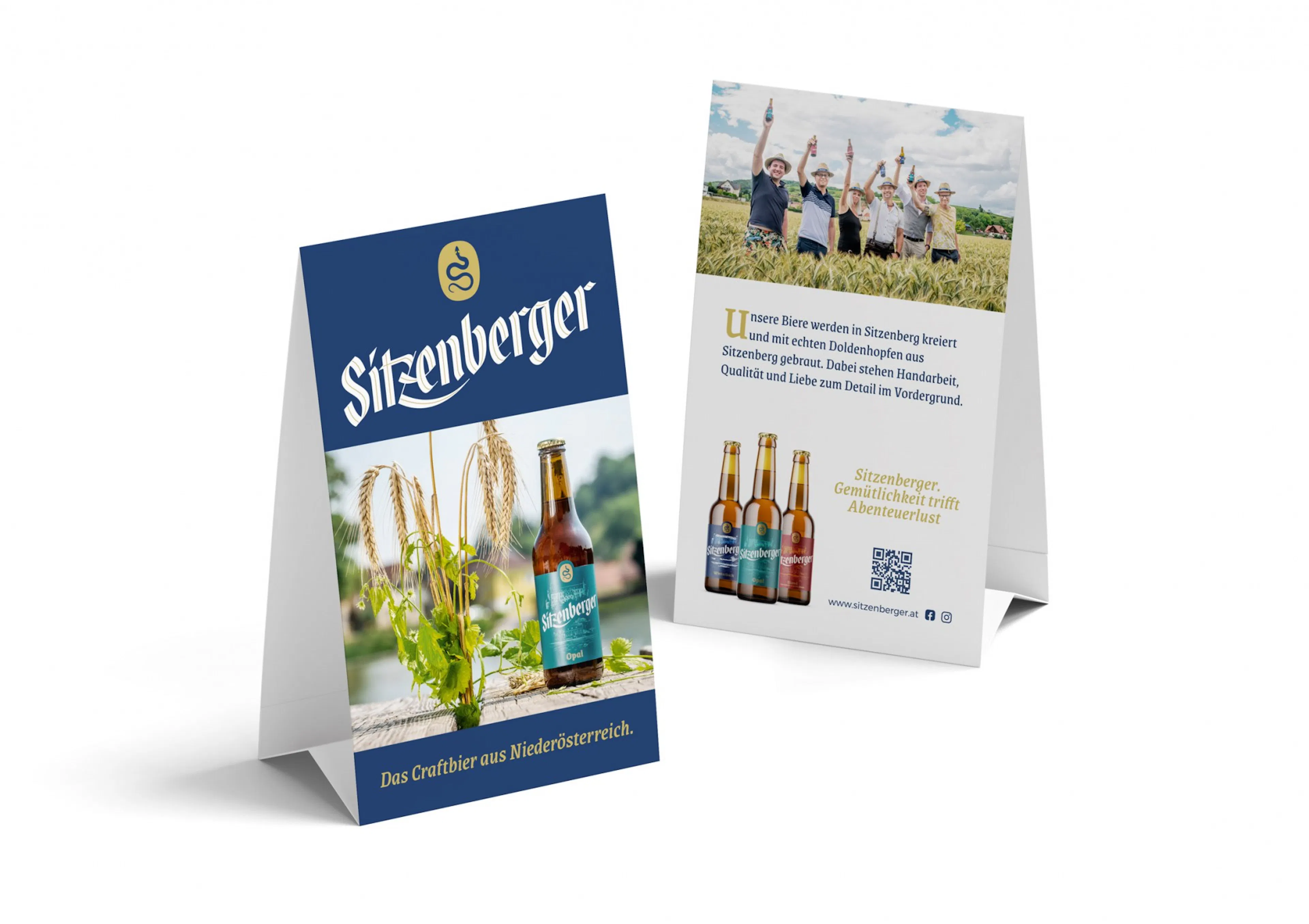 Display for the Austrian Craft-Beer-Startup "Sitzenberger"