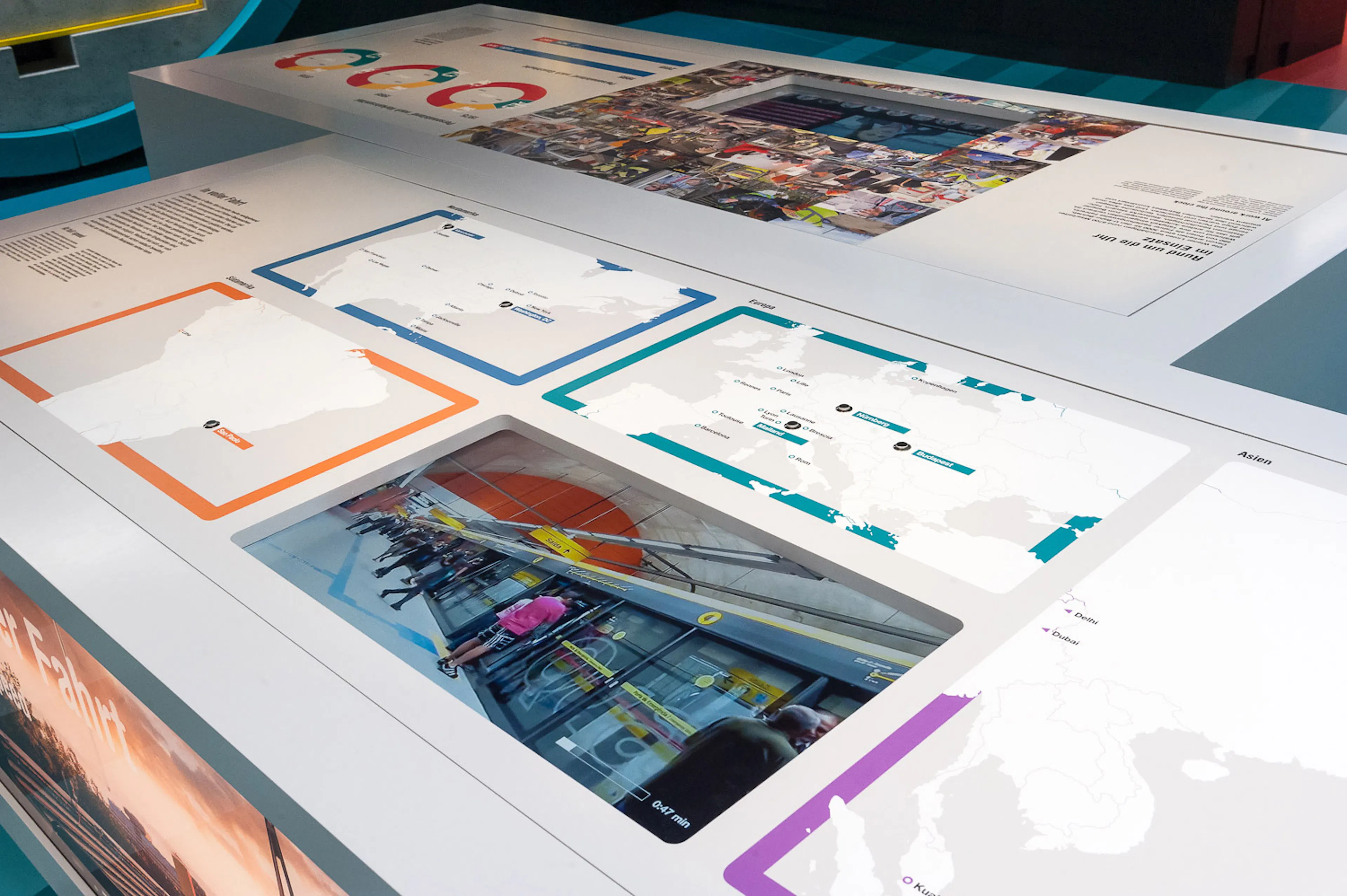 Gestaltung des Wiener Linien Infocenter U2/U5 in der Station Volkstheater