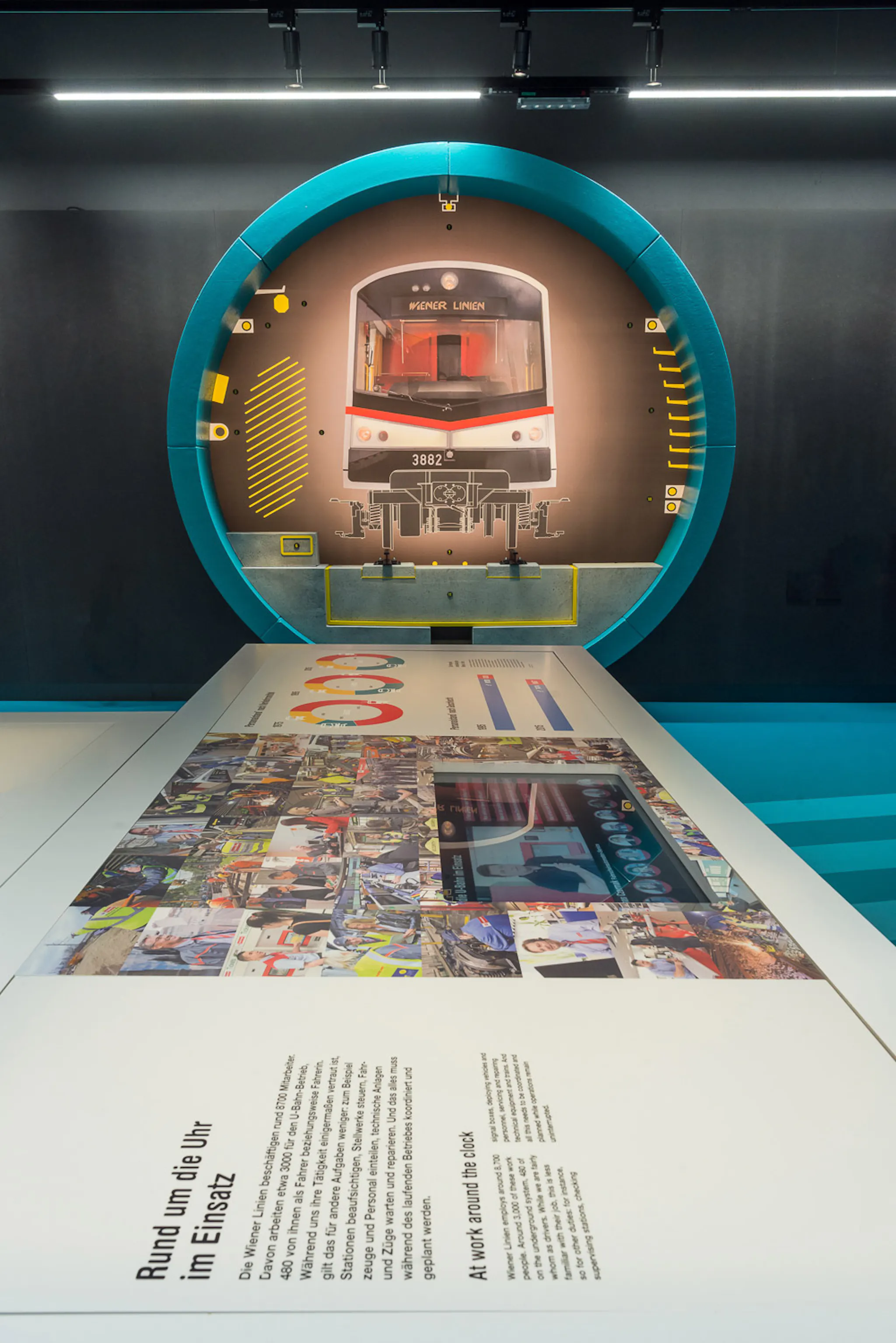 Gestaltung des Wiener Linien Infocenter U2/U5 in der Station Volkstheater