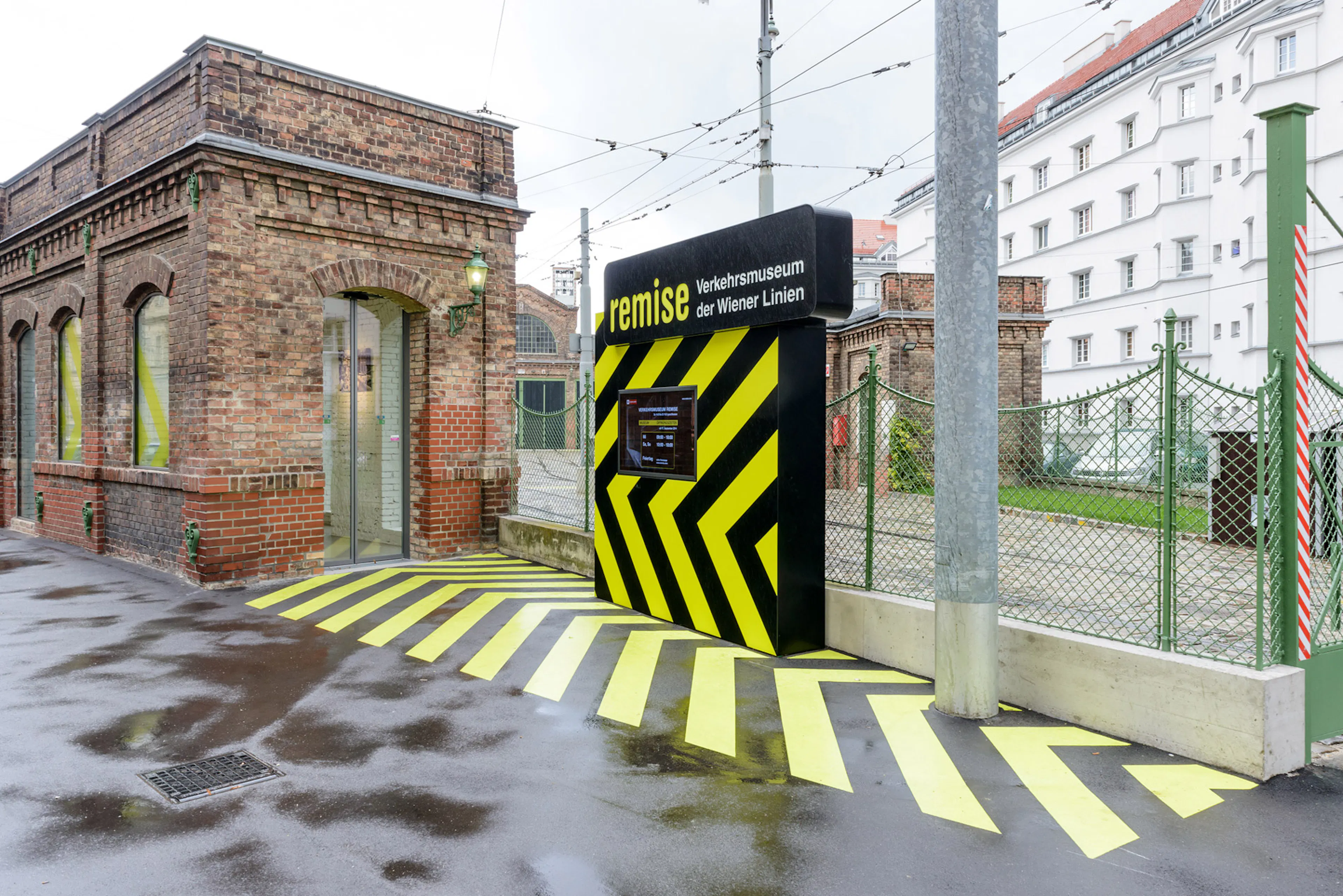 Entrance to the Vienna Transport Museum
