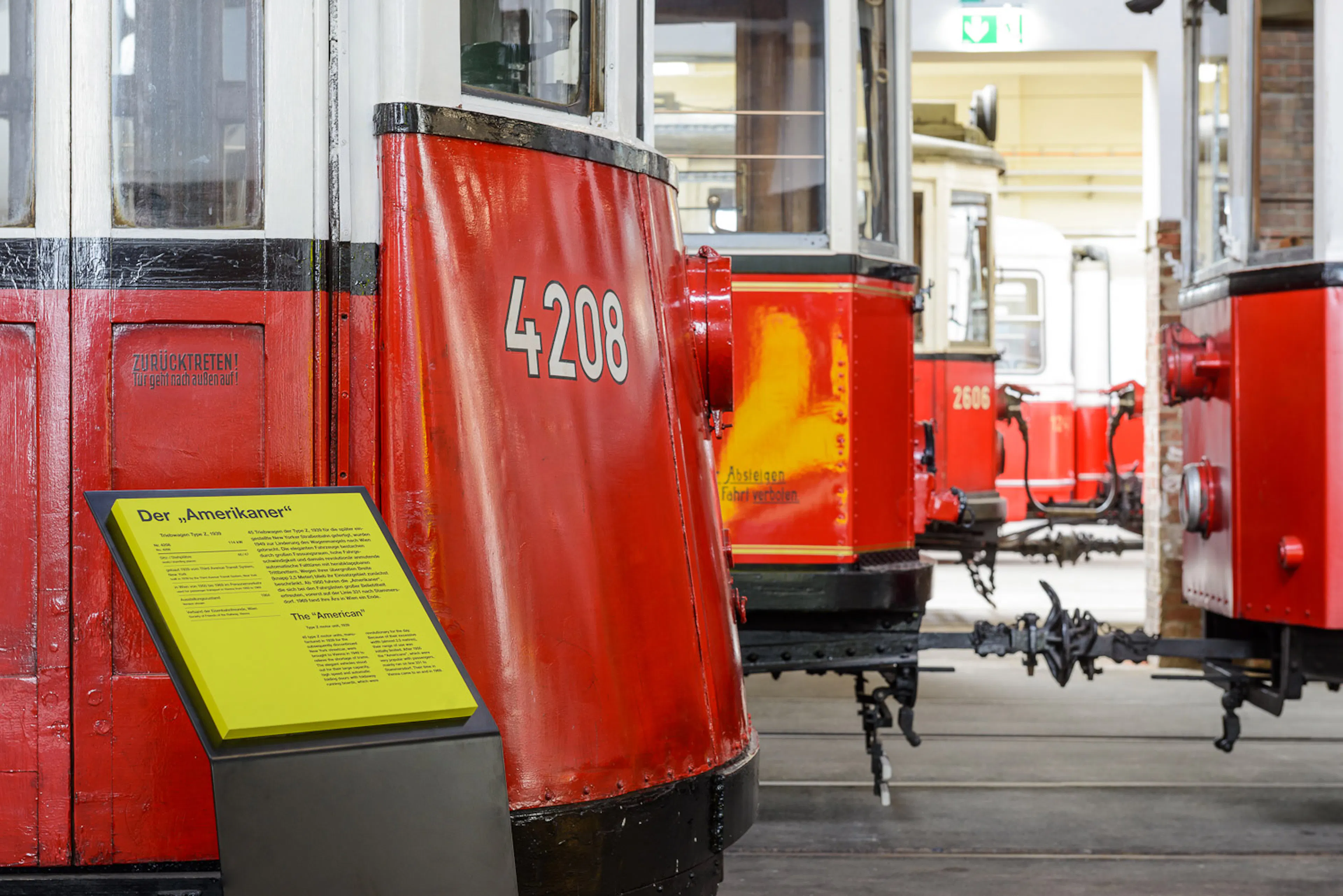 Object labelling in the Vienna Transport Museum