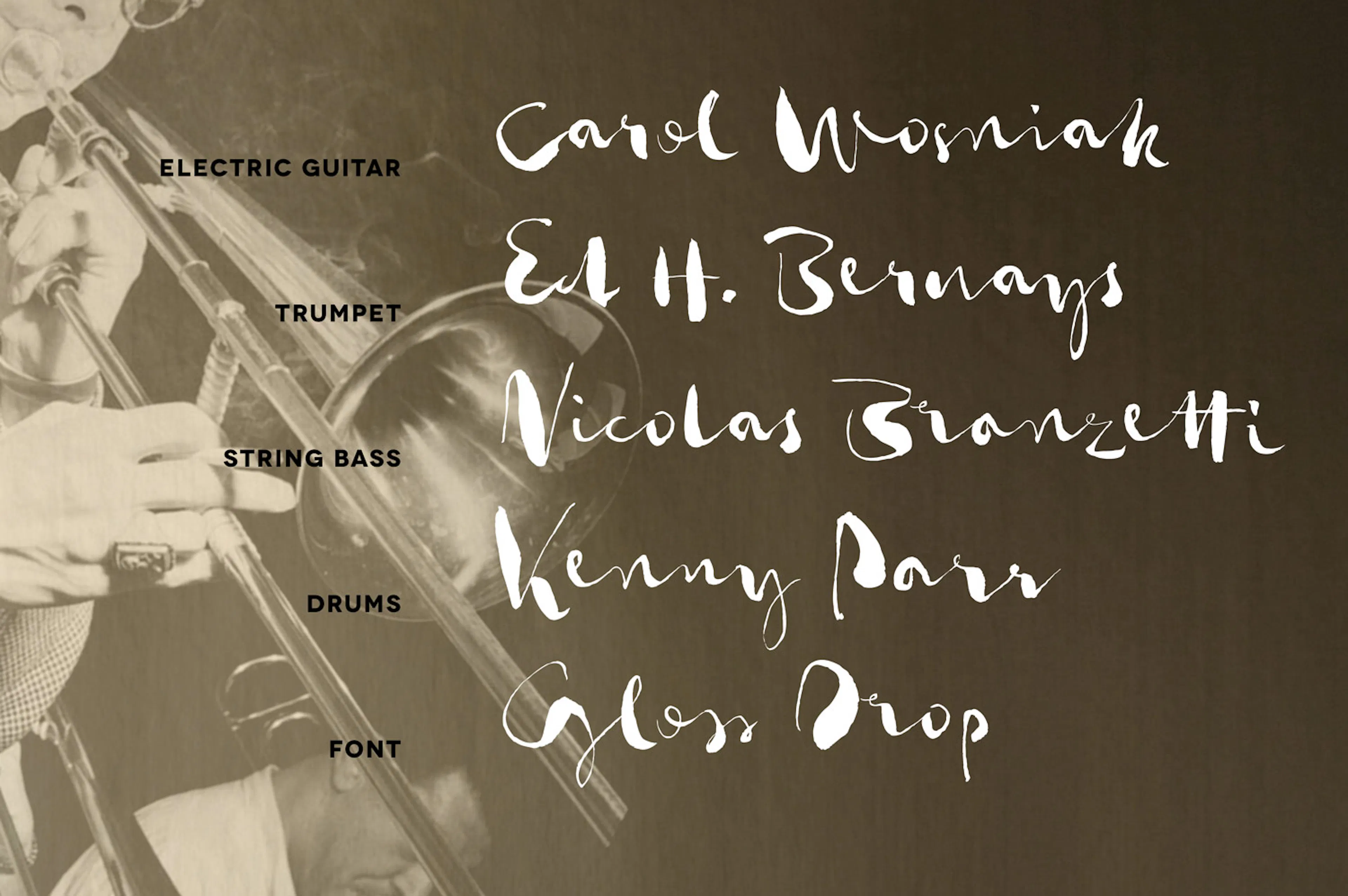 Gloss Drop Schriftmuster