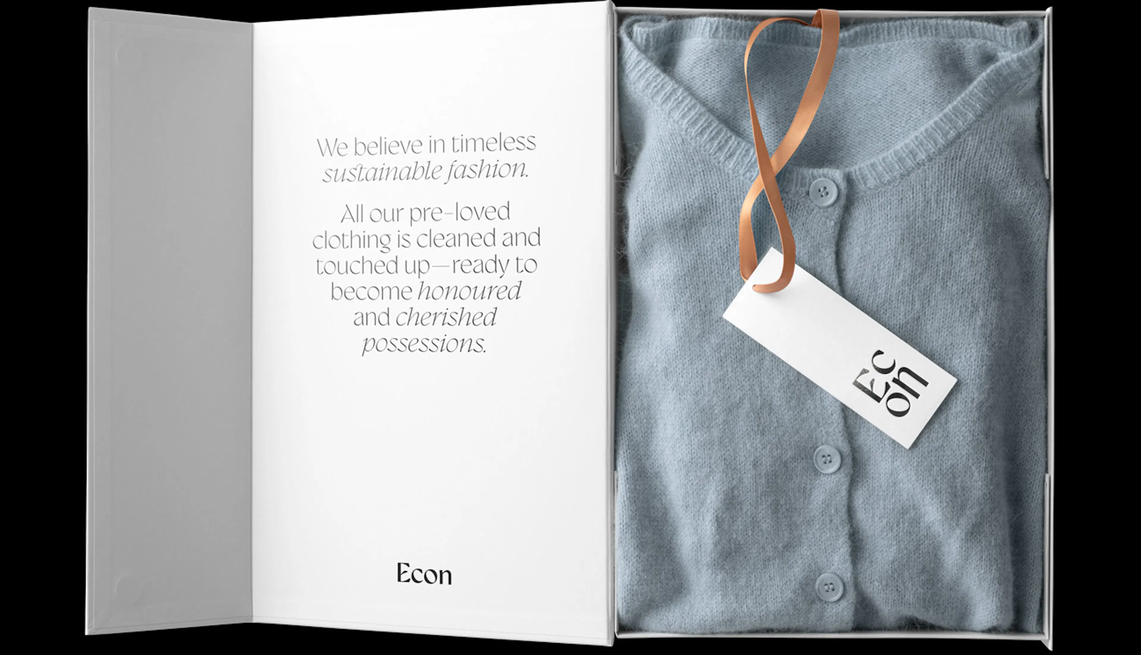 Sample of Gyst Font used for a fashion brand