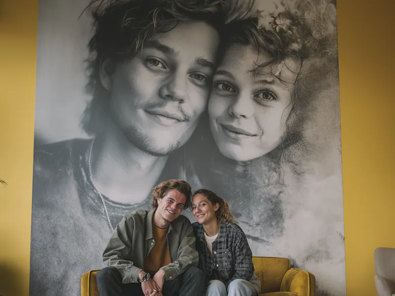 je eigen foto als fotobehang