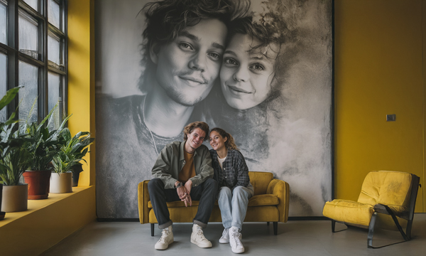 je eigen foto als fotobehang