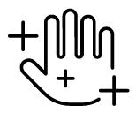hand sparkling clean icon