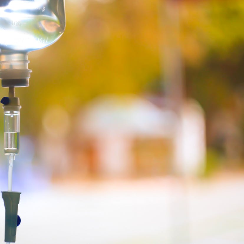 IV fluid intravenous drop saline drip