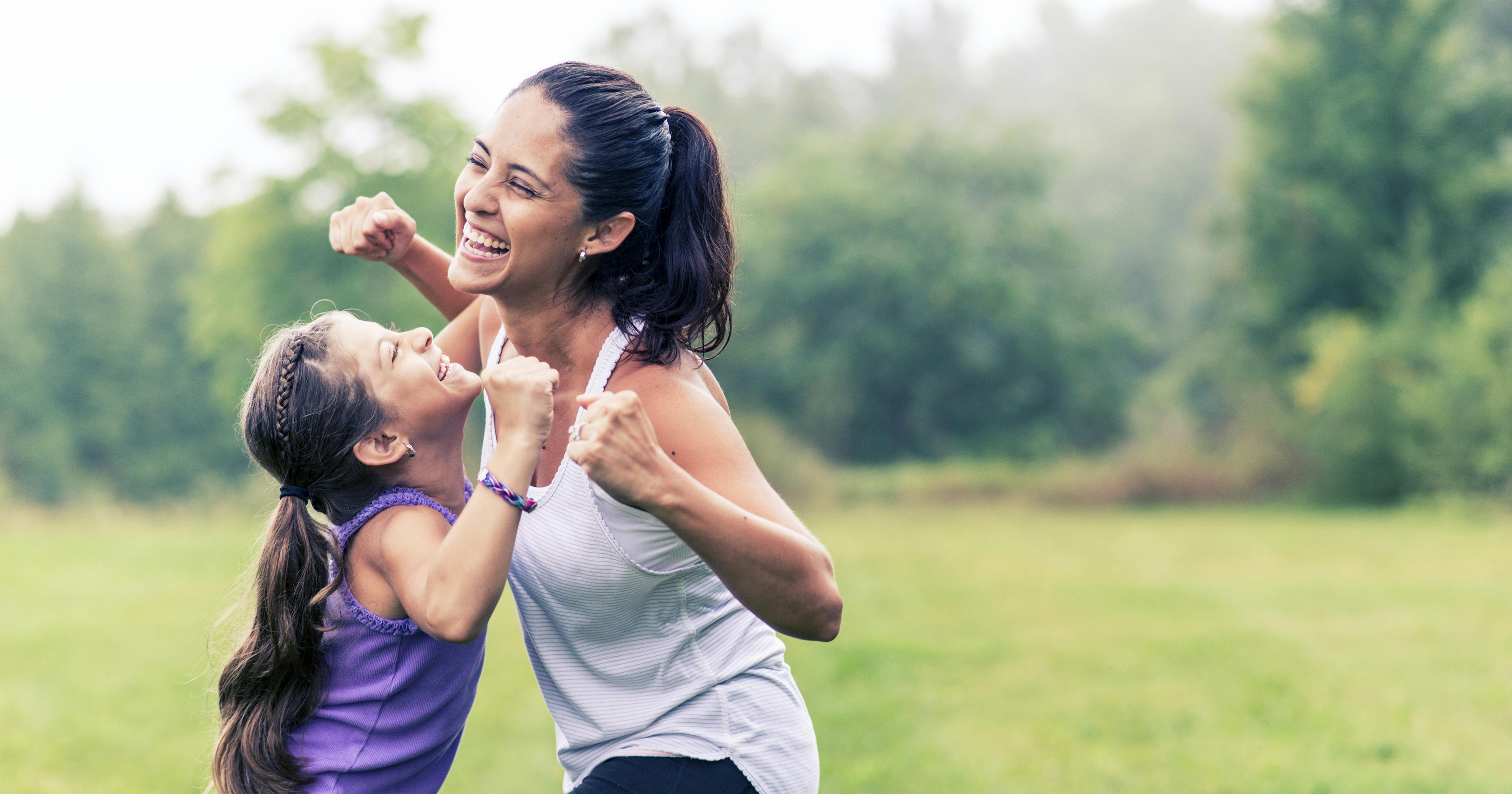 Family fitness photo