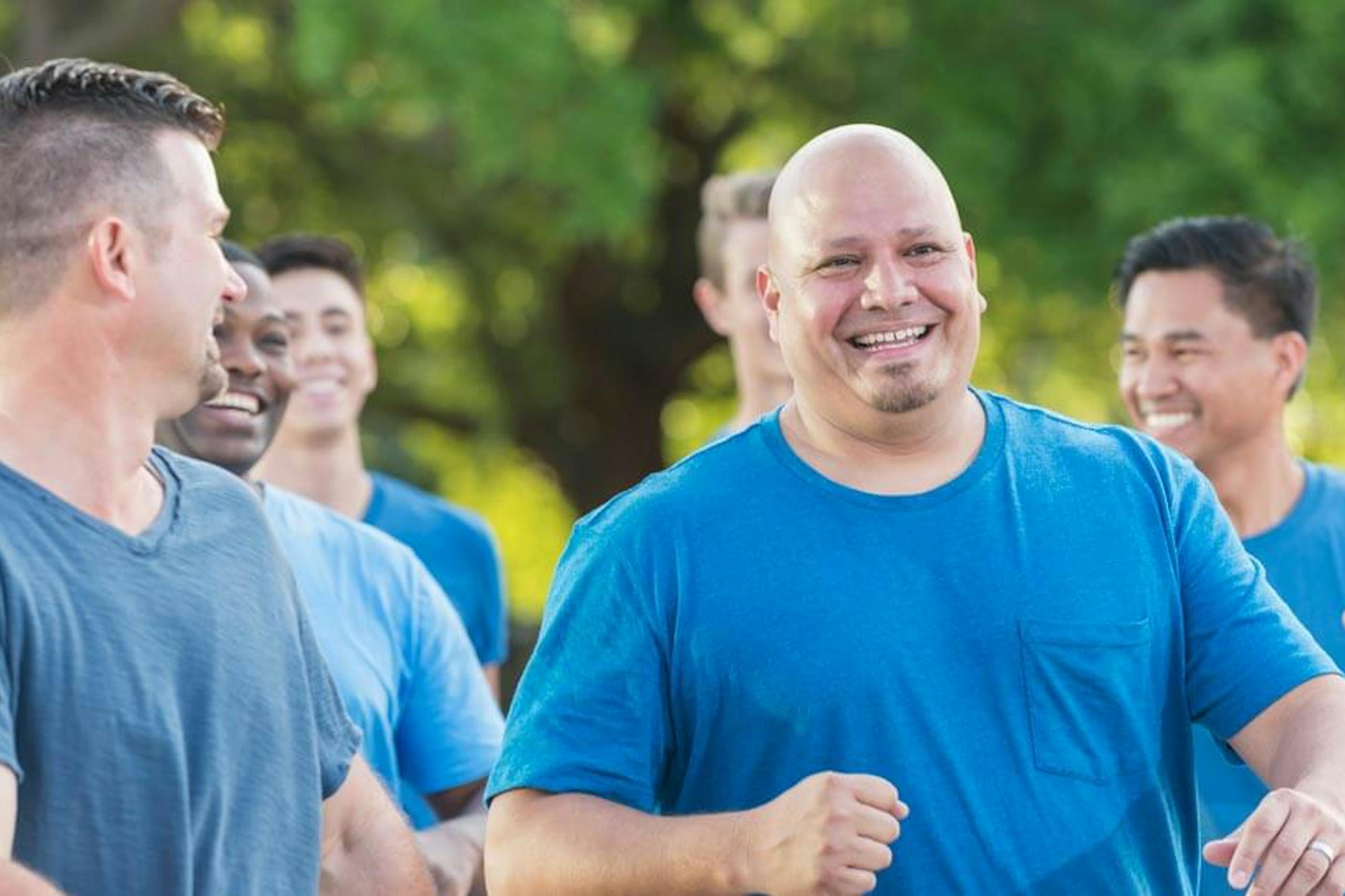 men walking