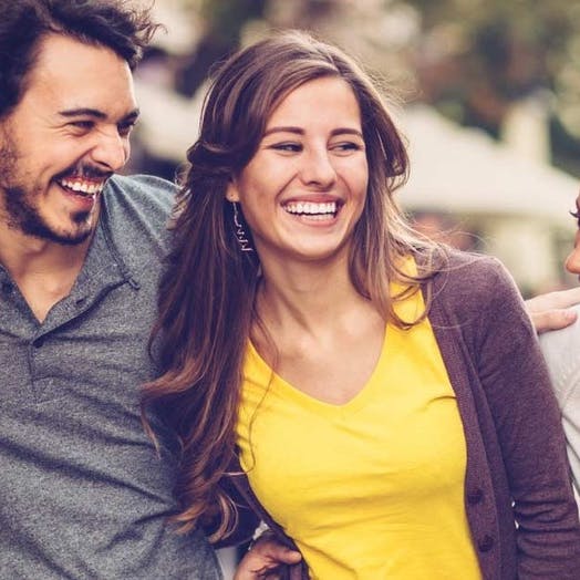 hanging out with friends