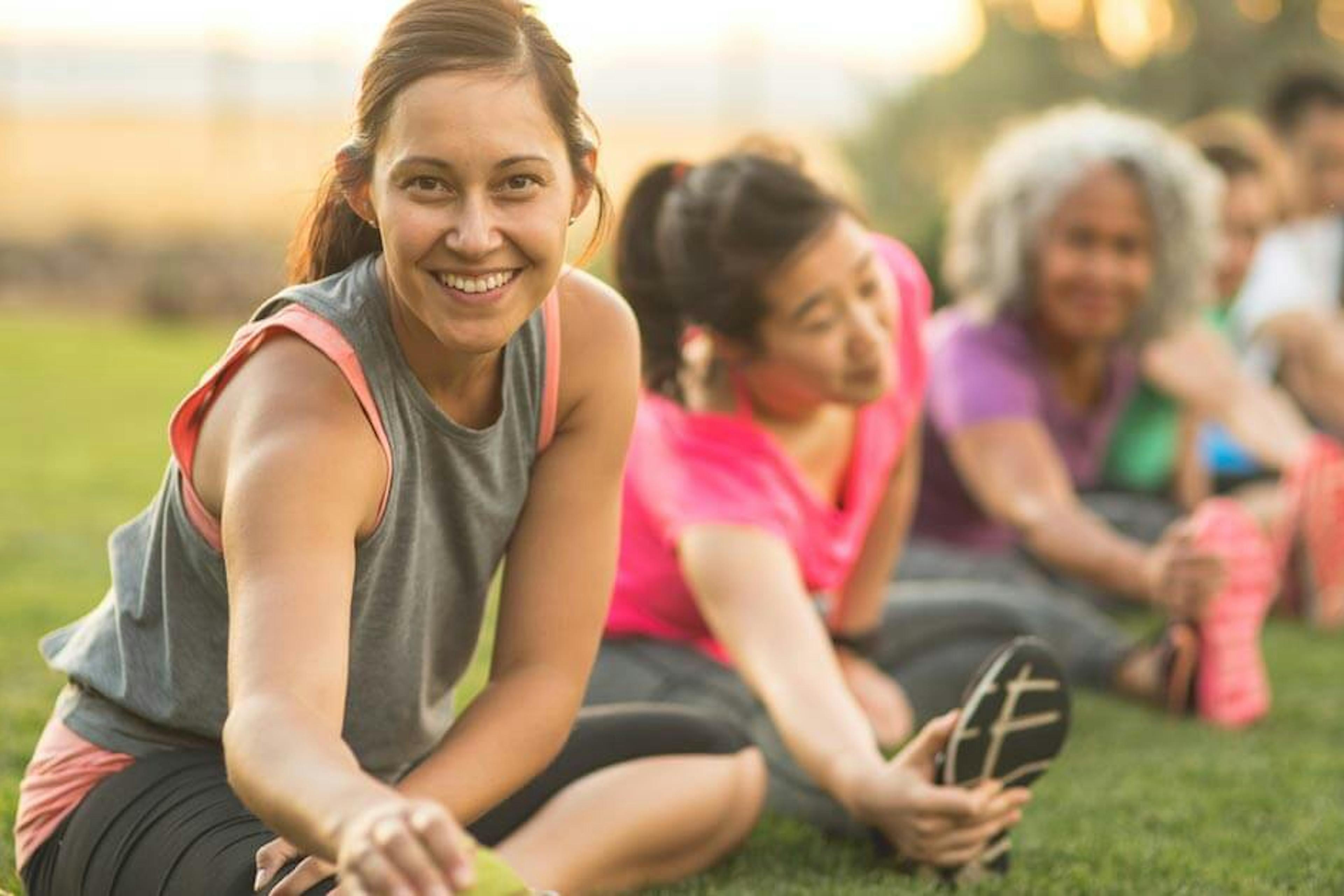 women's fitness class