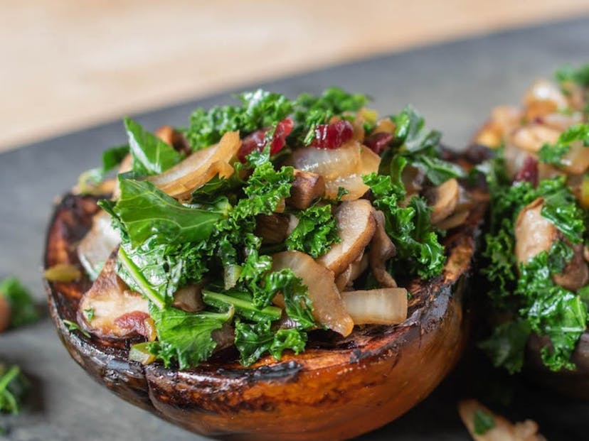 Vegan Stuffed Acorn Squash