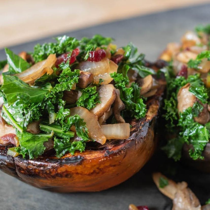 Vegan Stuffed Acorn Squash