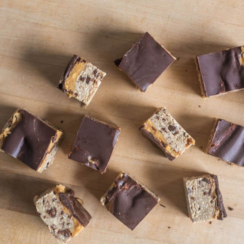 No-Bake Paleo-Vegan Cookie Dough Bars