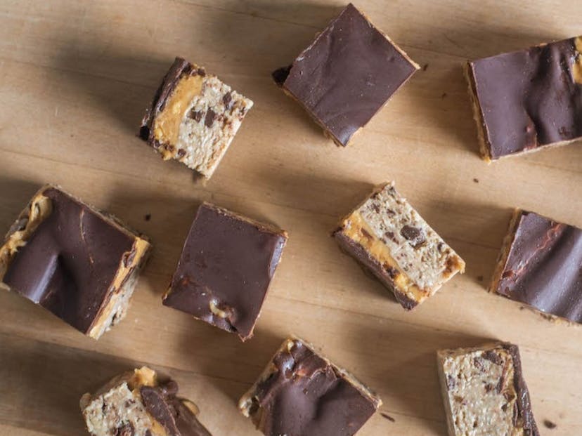 No-Bake Paleo-Vegan Cookie Dough Bars