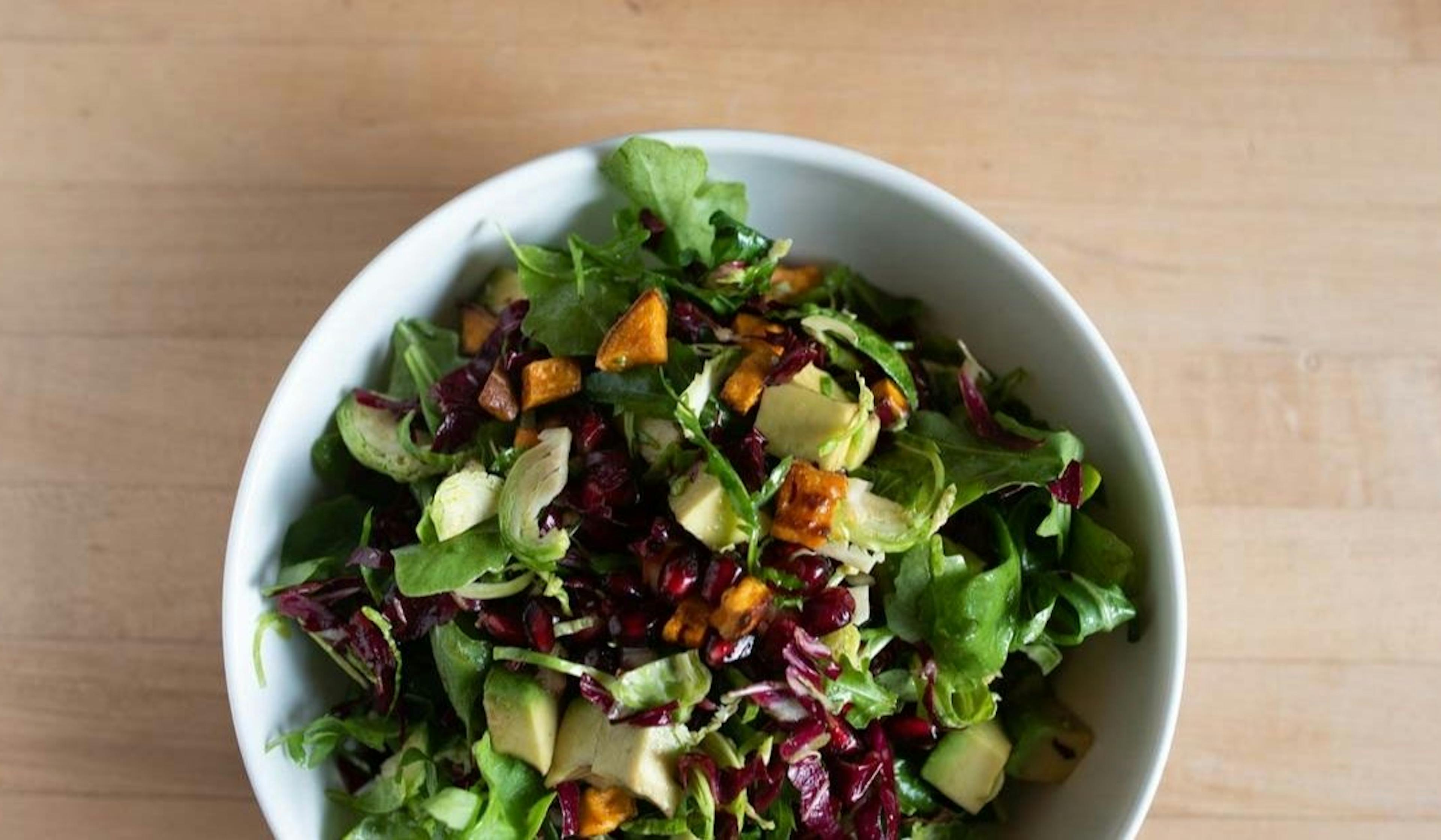 Pomegranate Sweet Potato Salad