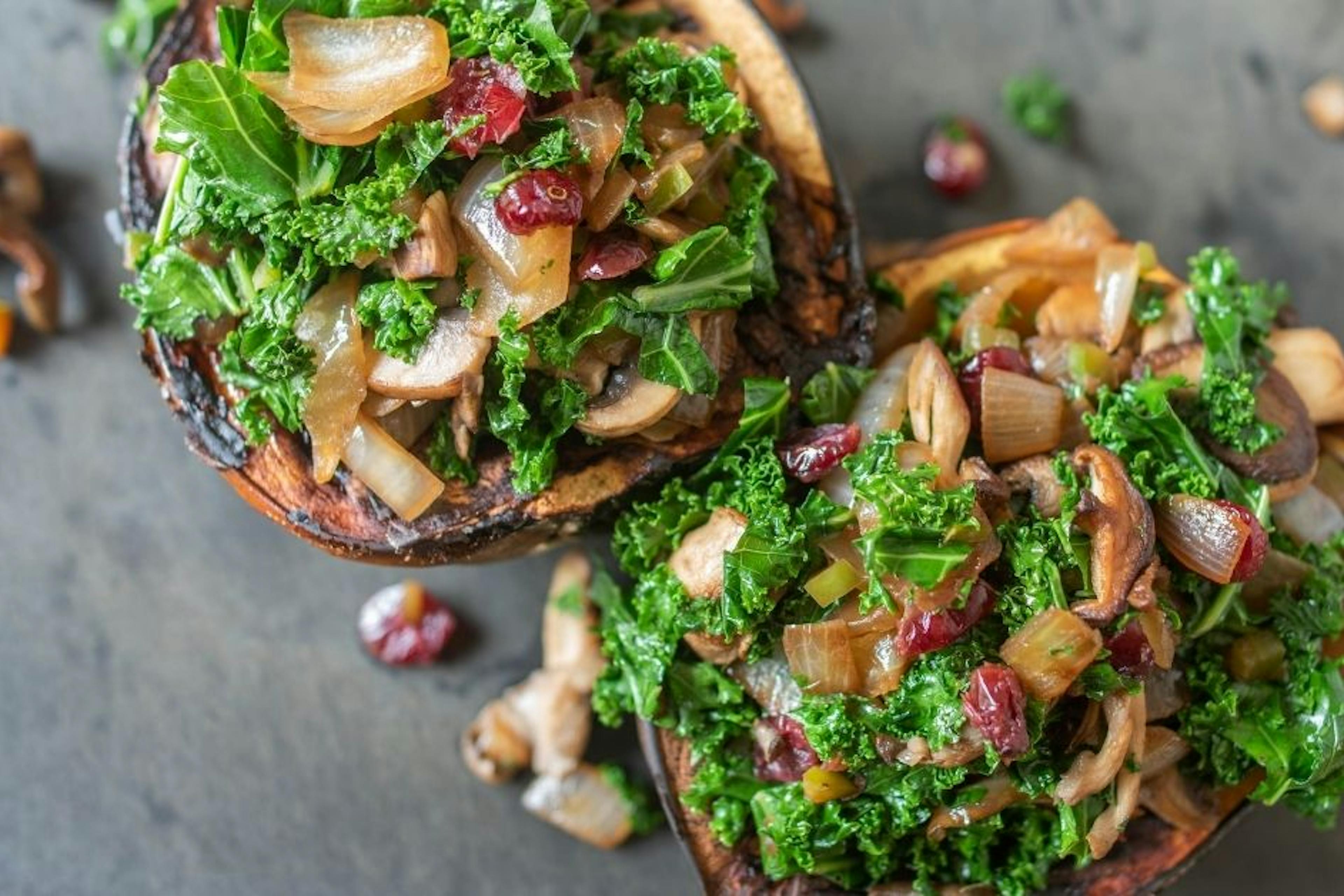 Stuffed Vegan Acorn Squash