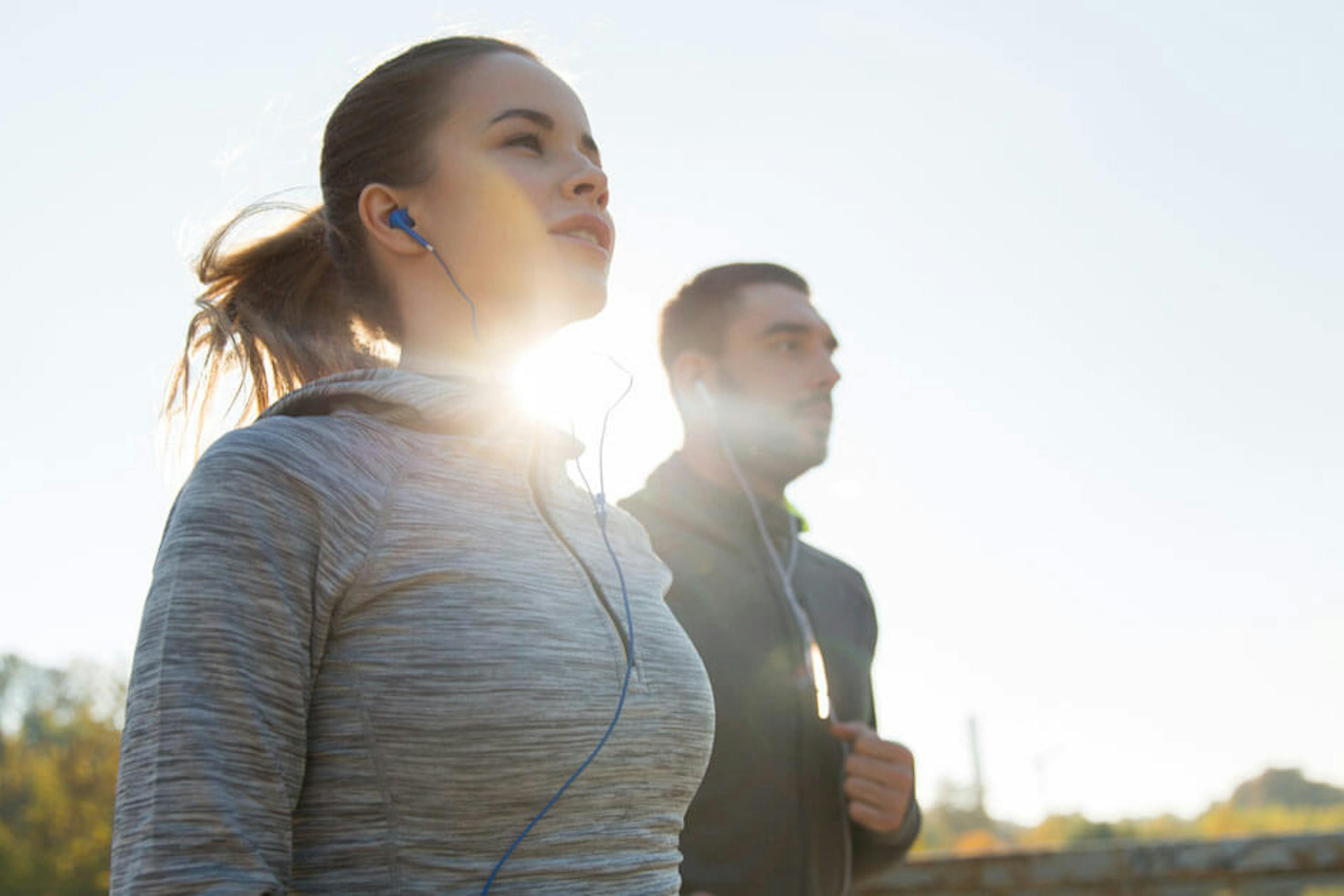 couple exercising together