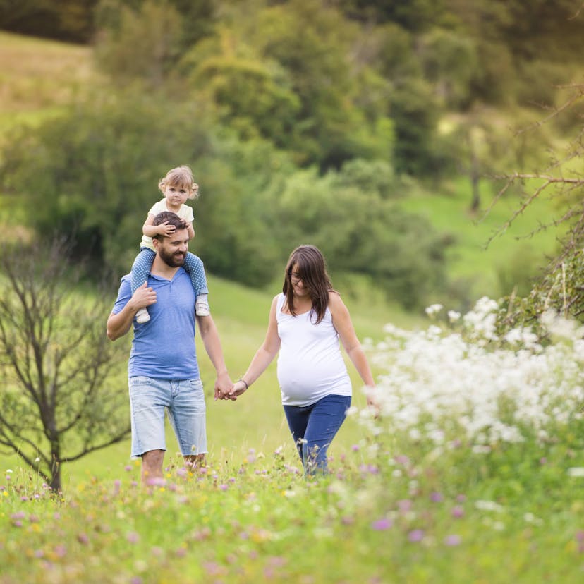 family walking together