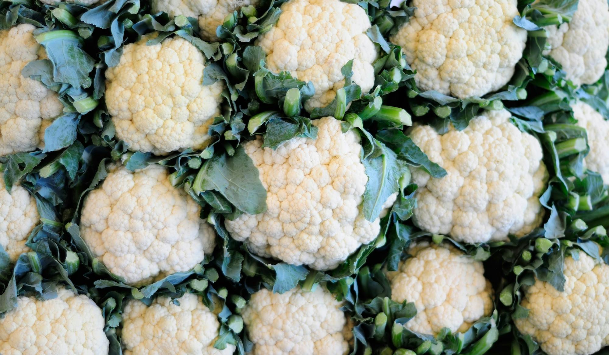 Stack of Cauliflowers