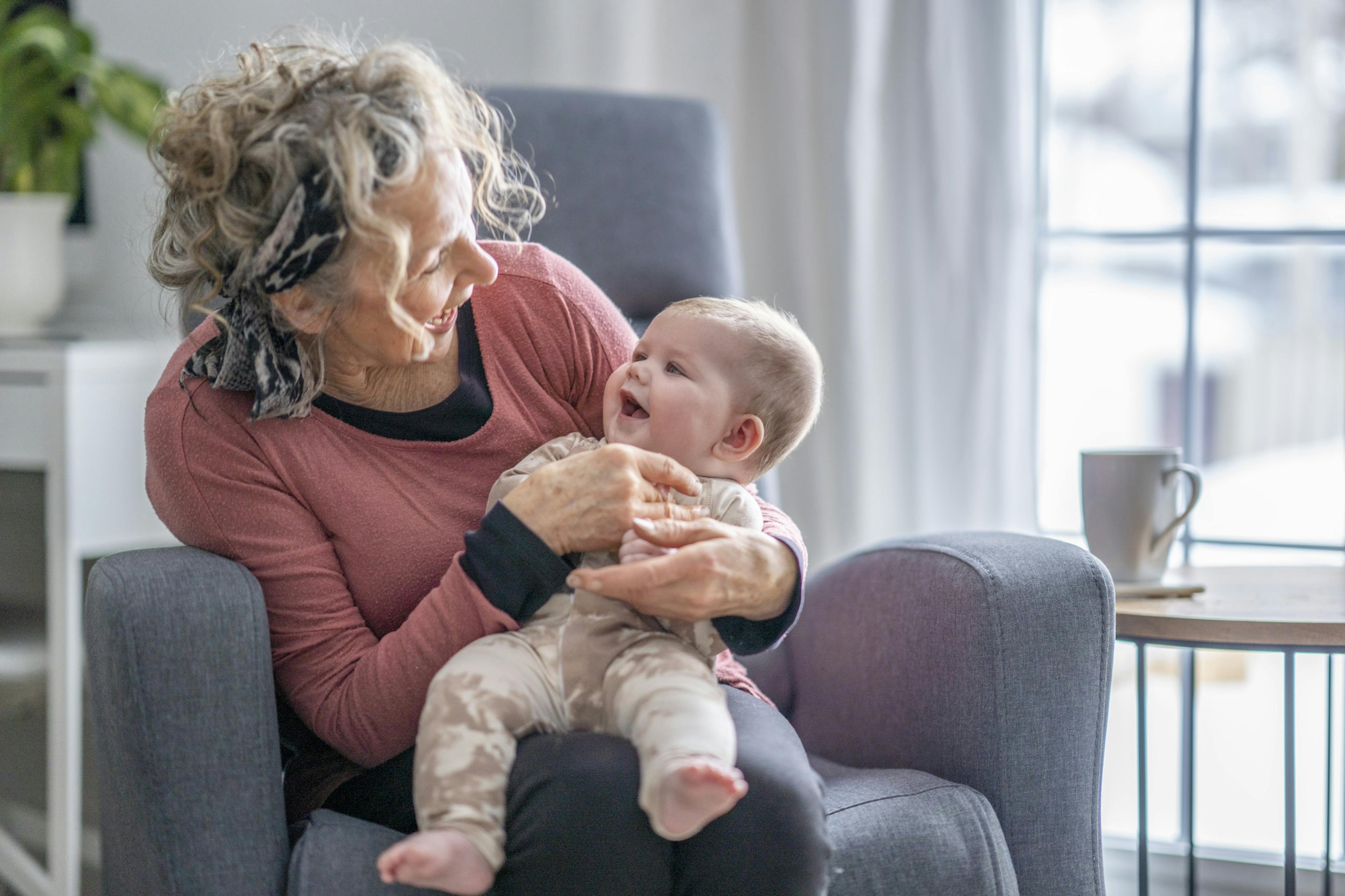 grandmother and granddaughter