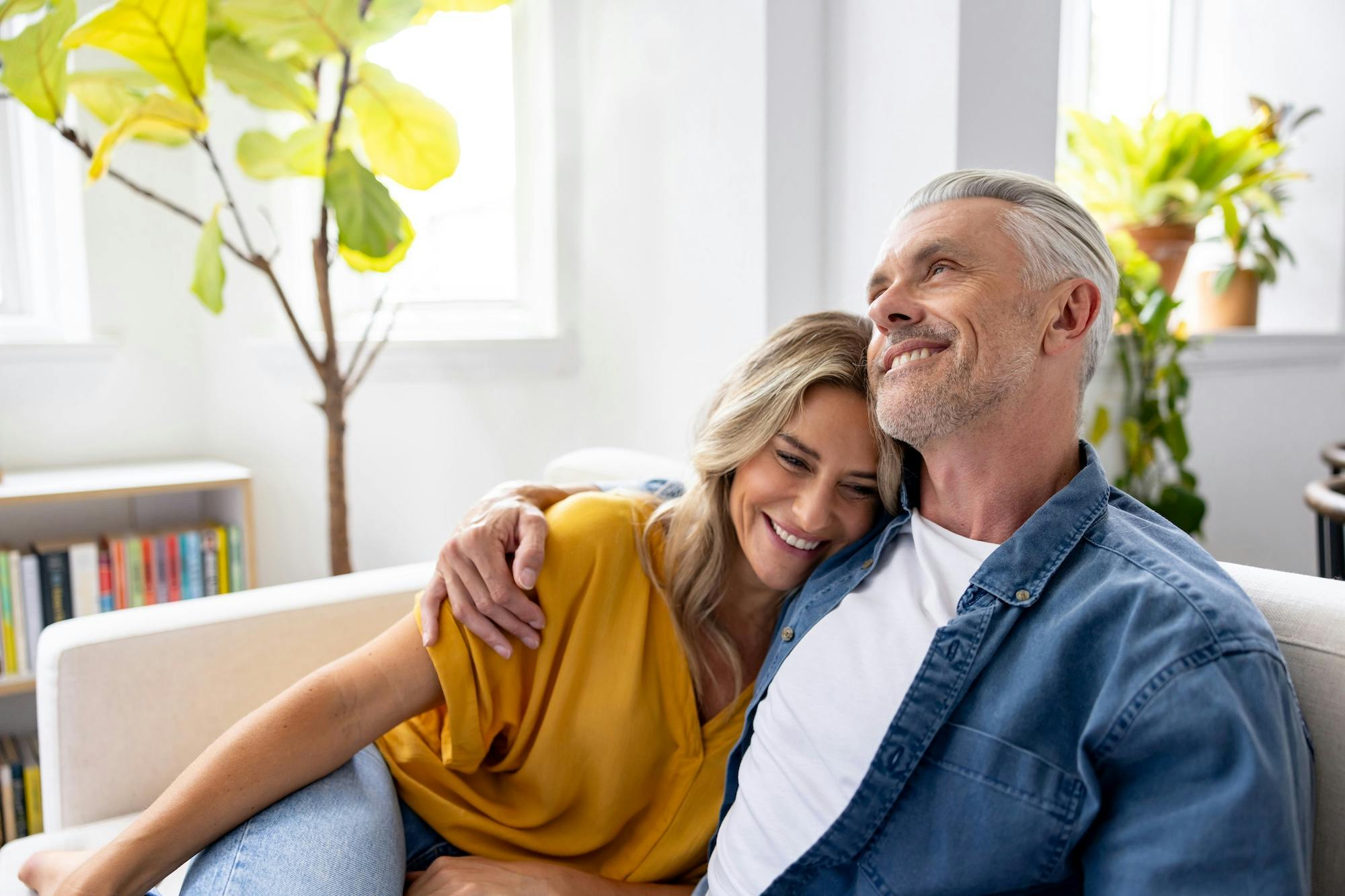 Loving couple spending time together