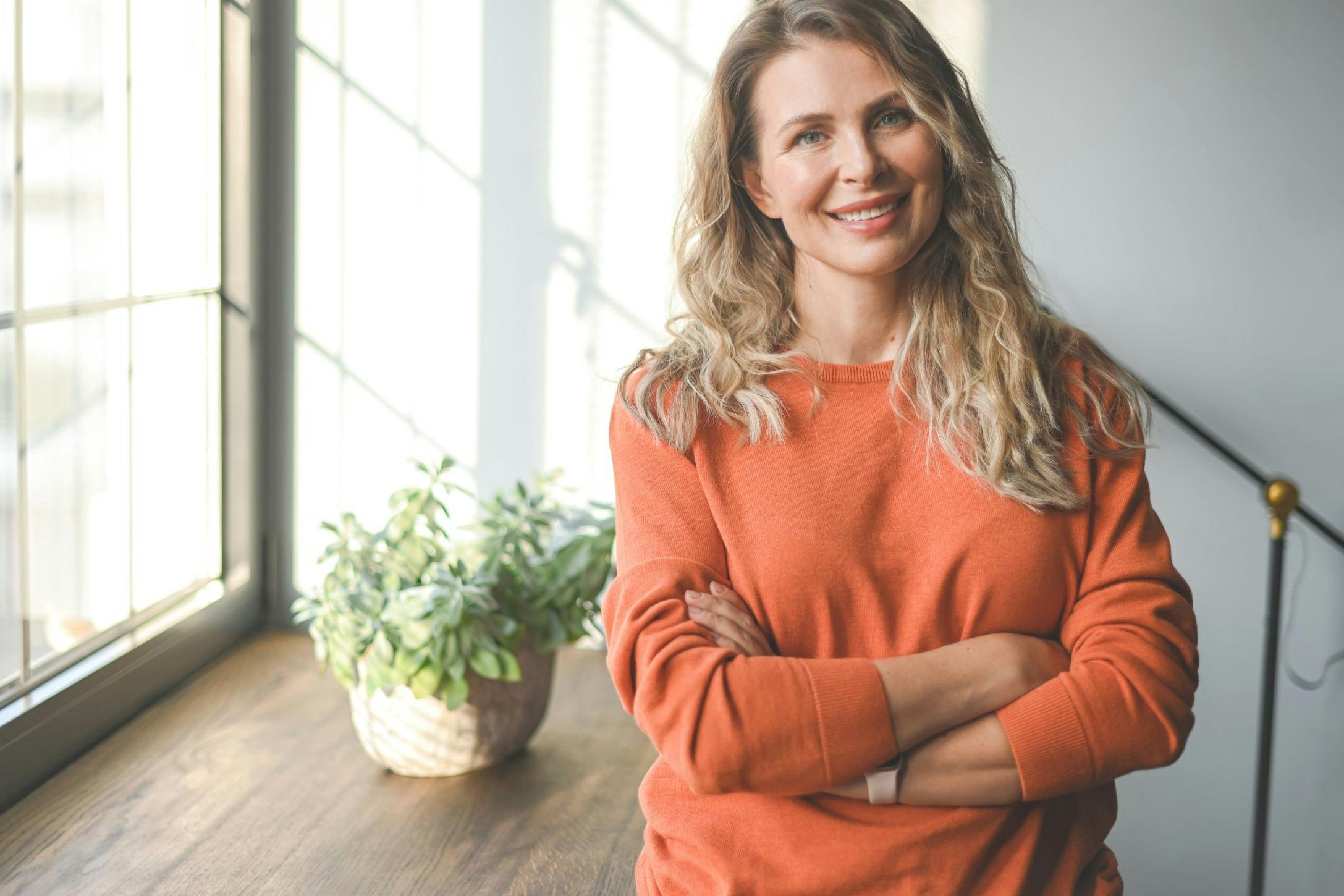 stunning middle age woman