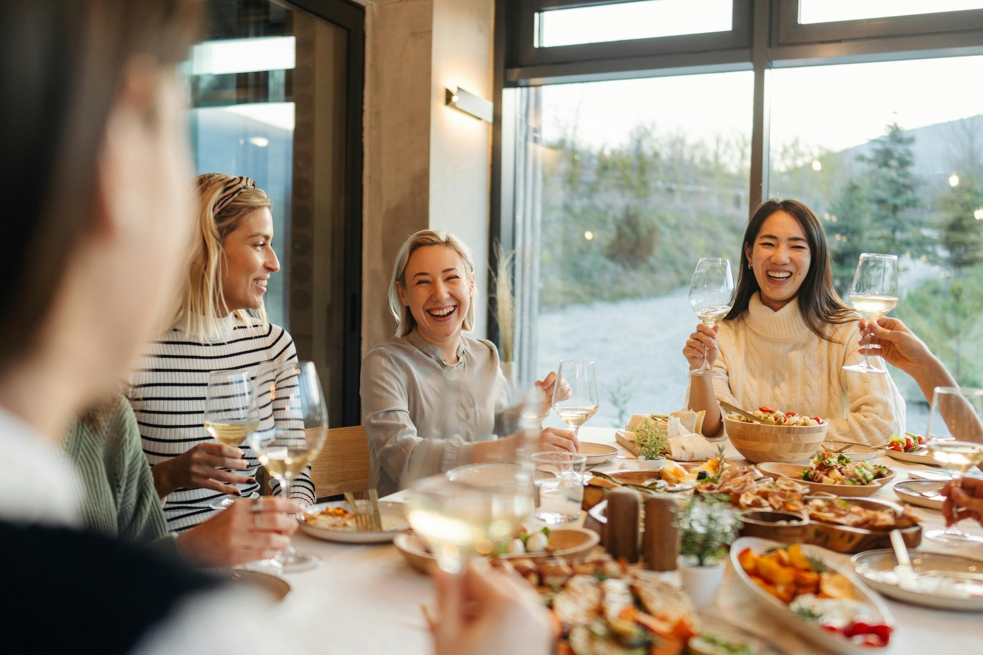 Group of people celebrating