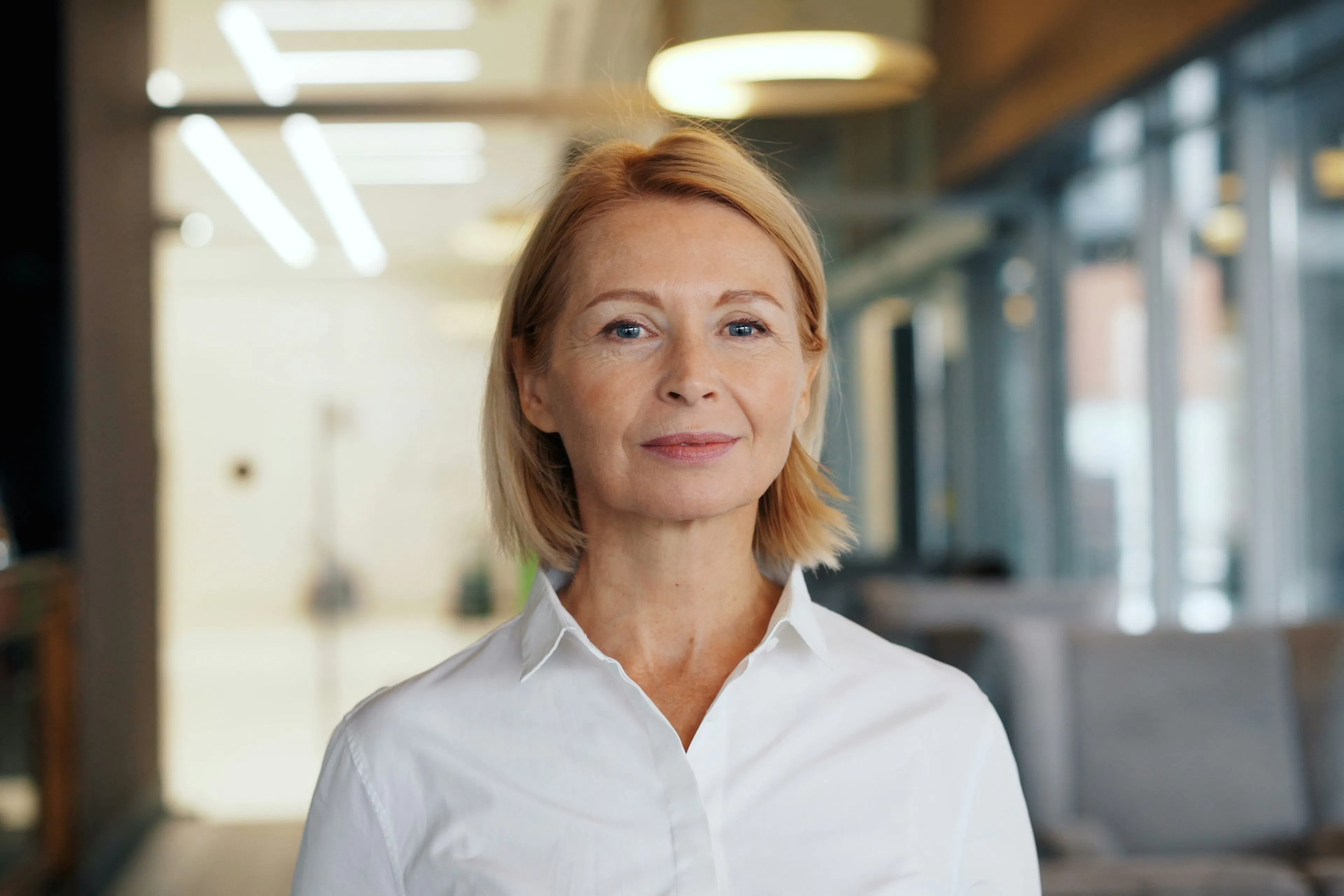 middle age woman at work