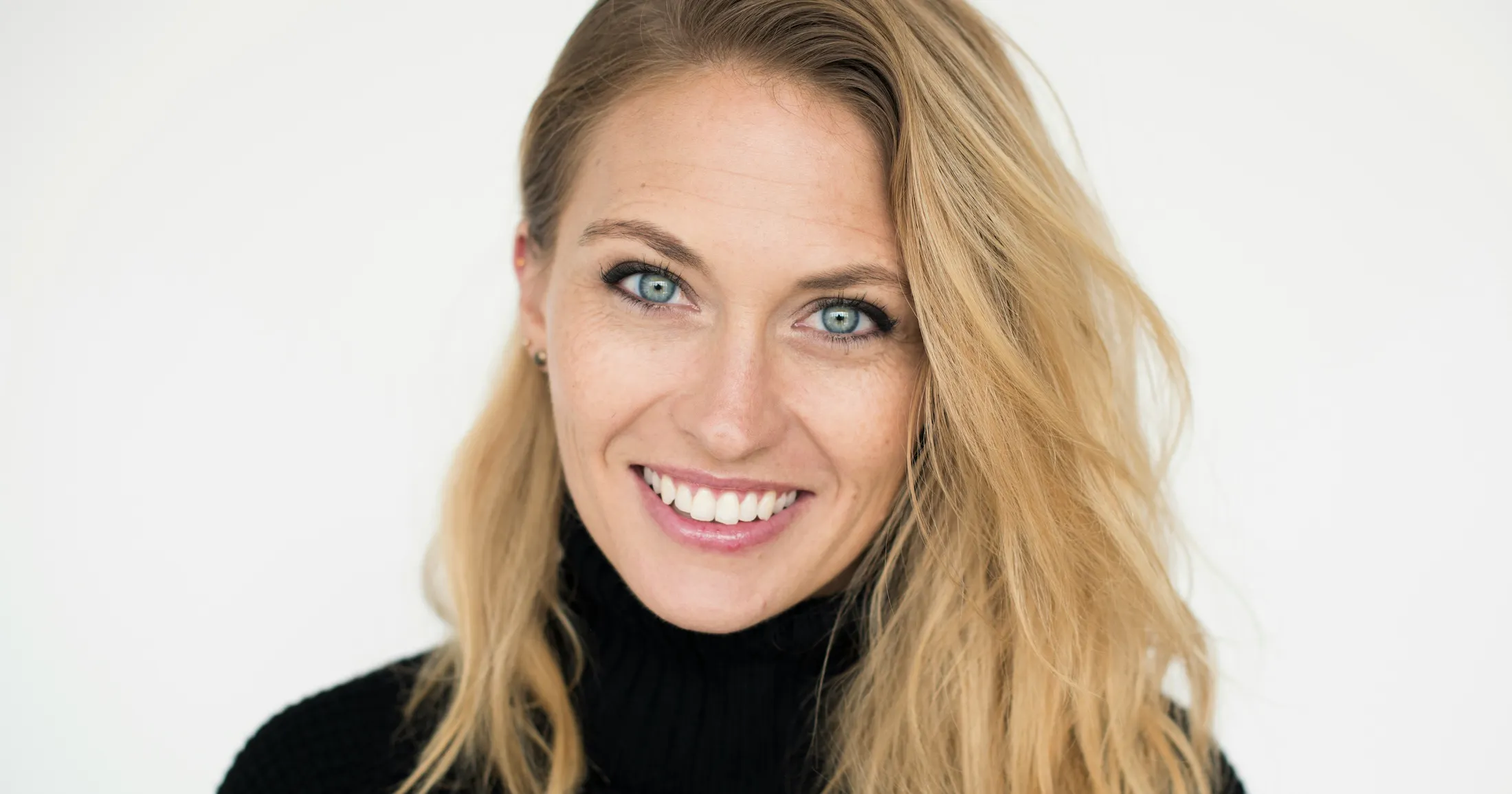 stunning blond woman