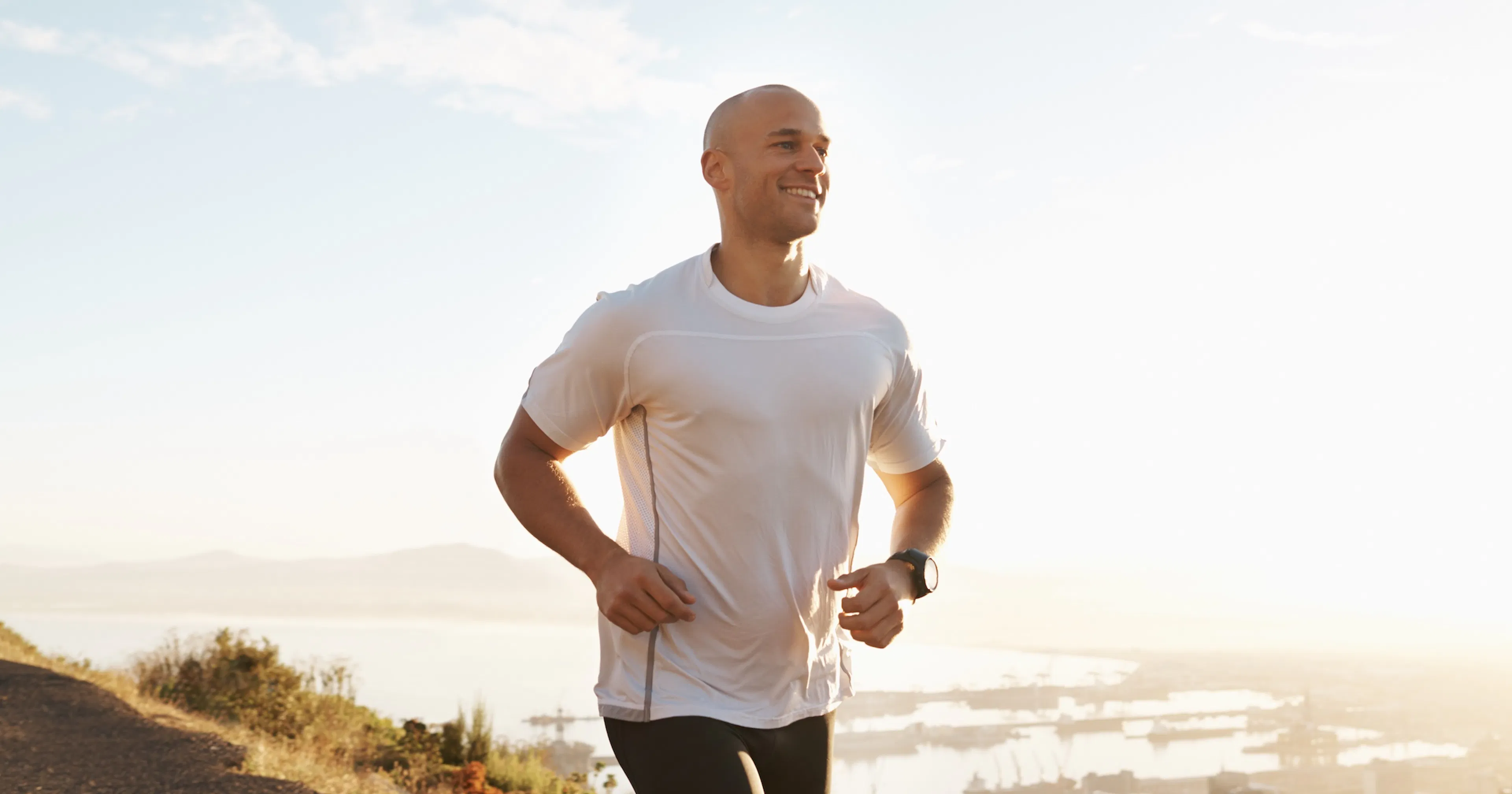 man running