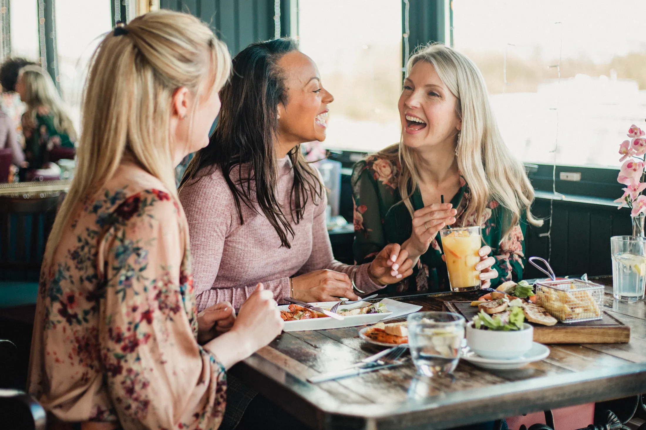 Friends Enjoying Brunch