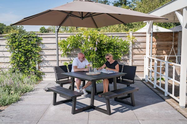 Aluminium picknicktafel