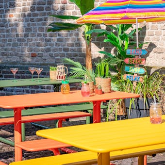 metalen picknicktafel max in 5 kleuren