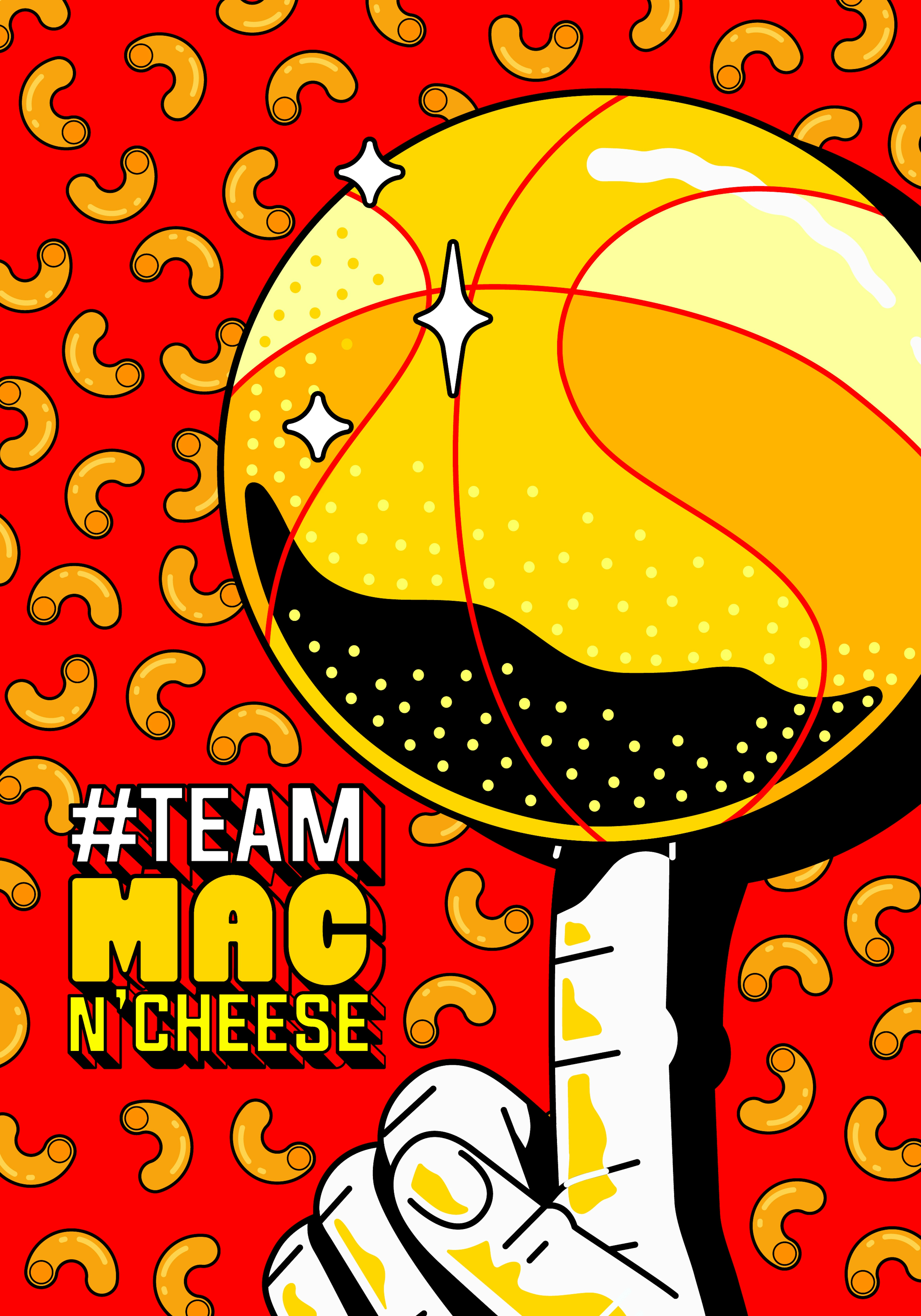 Poster #Team mac n'cheese