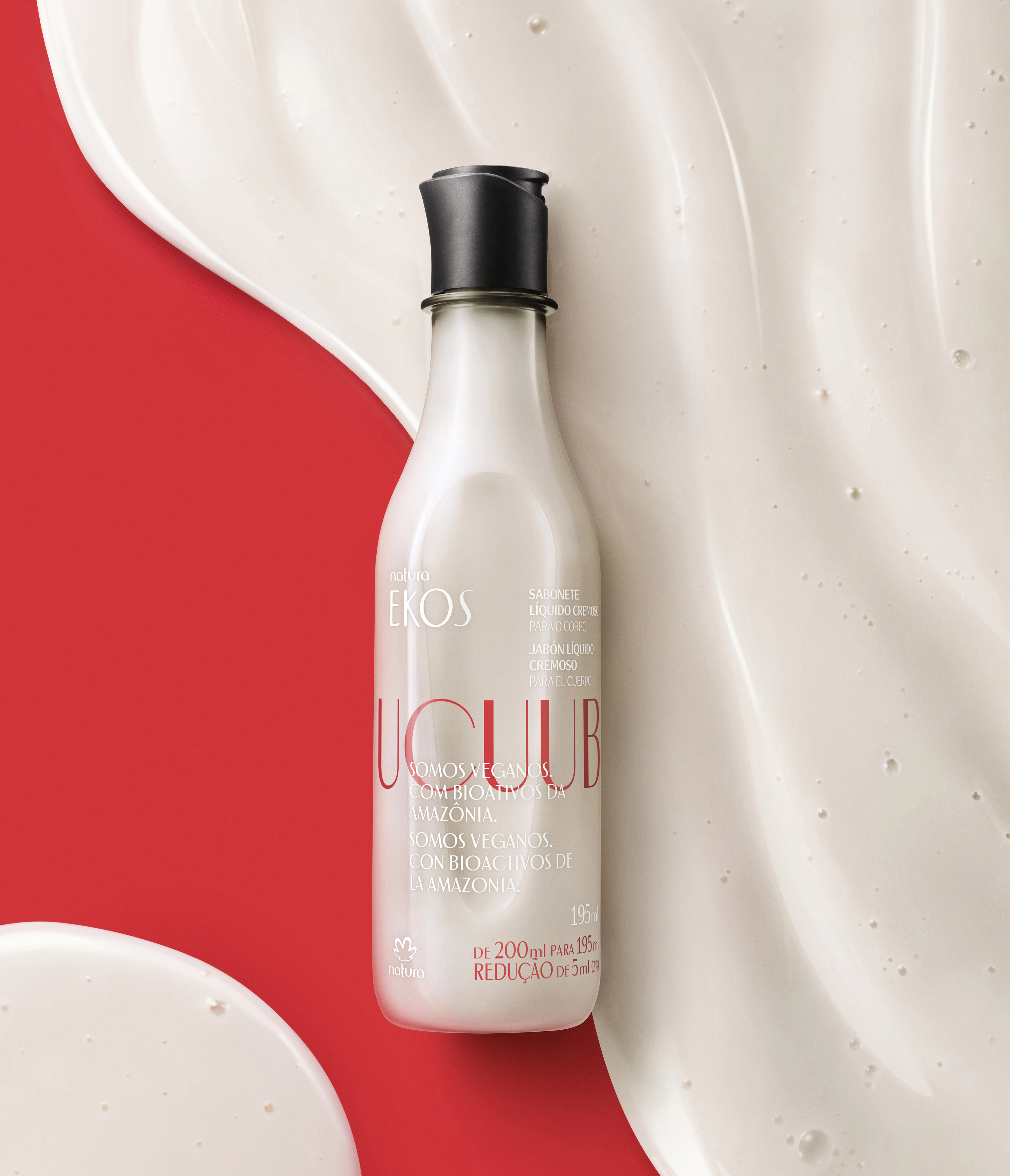 Foto Still Sabonete líquido Natura Ekos Ucuuba